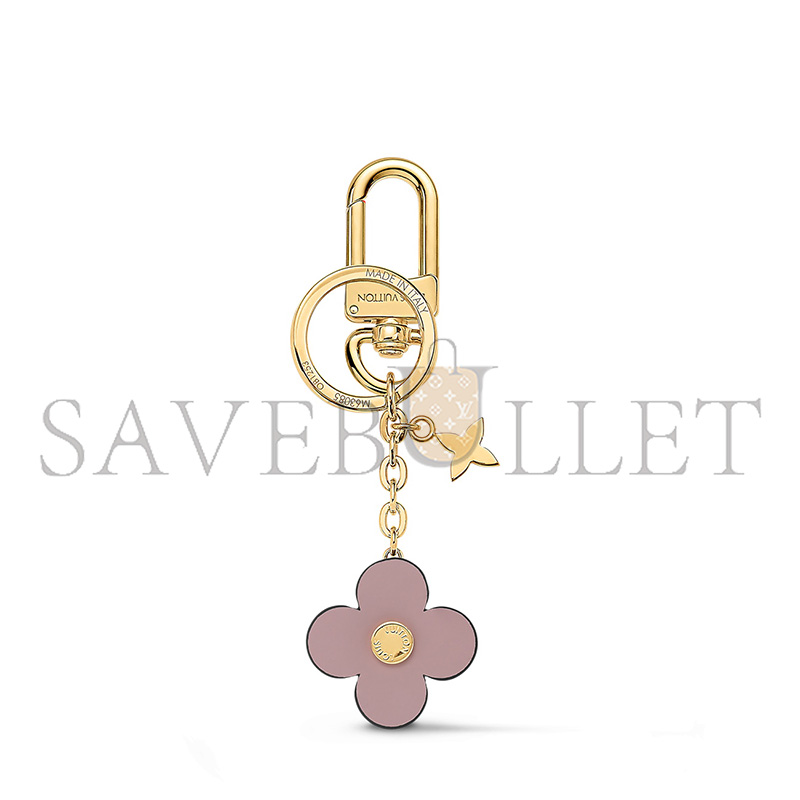 LOUIS VUITTON BLOOMING FLOWERS BB BAG CHARM AND KEYCHAIN M63085 LOUIS VUITTON BLOOMING FLOWERS BB BAG CHARM AND KEYCHAIN M63085
